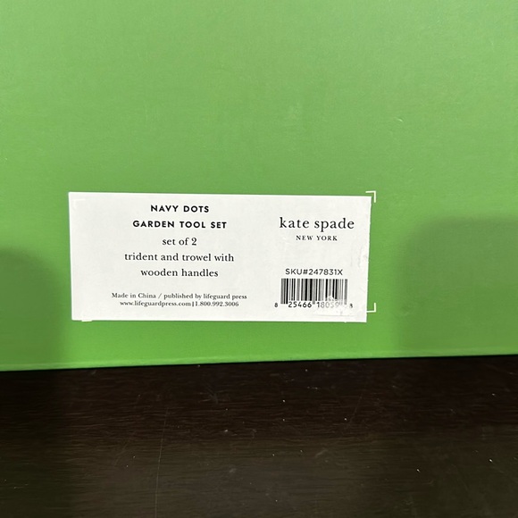 Kate Spade New Navy Dots garden tool set - Picture 4 of 4